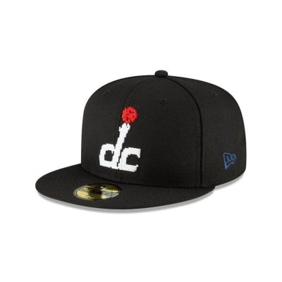 Washington Wizards Gorra | New Era NBA Pixel 59fifty Fitted Cap Mexico - Negros